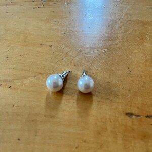 Faux Pearl Earrings
